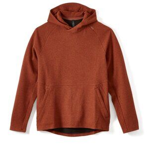 Lululemon Men’s At Ease Hoodie Sz S Heather Ancient Copper Pullover Zip Pockets